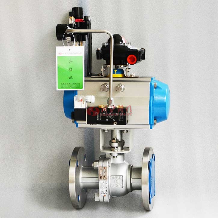 氣動球閥實(shí)物圖